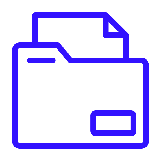 Folder open icon